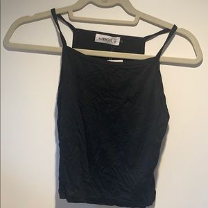 Black crop top